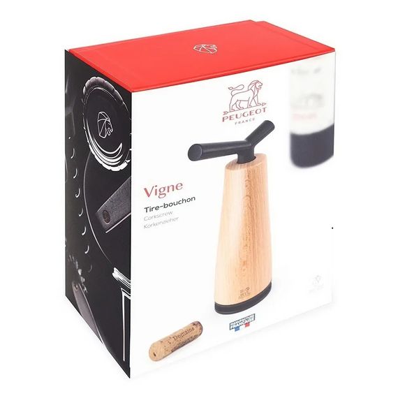 Штопор механический в подарочной упаковке, бук, VIGNE PEUGEOT, Франция, изображение 6