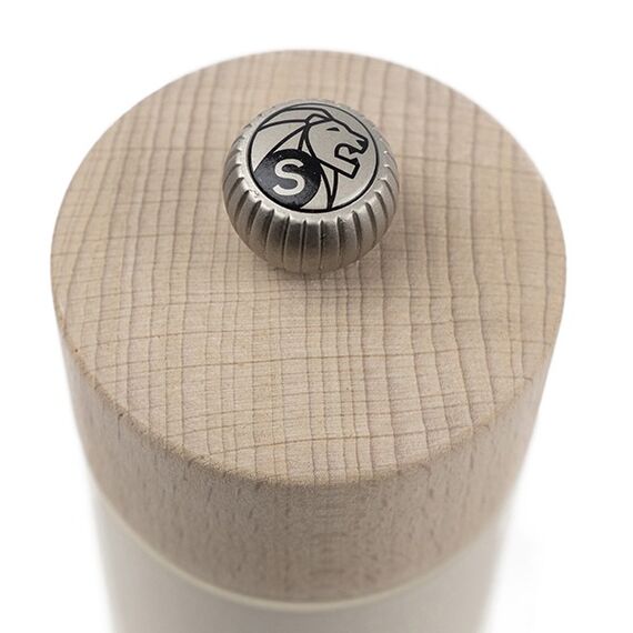 Мельница для соли 12 см, бук, цвет белый, BOREAL PEUGEOT, Франция, изображение 3