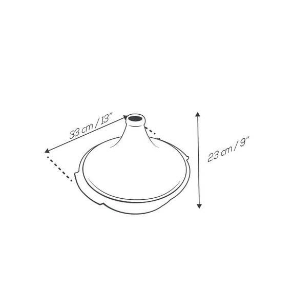 Тажин 33 см ( без ручек 30 см), h 23 см, основание - кованный алюминий с антипригарным покрытием, крышка - керамика, желтая, ATLAS  SAFFRON YELLOW, Peugeot, изображение 4
