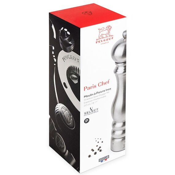 Мельница для перца 22 см, сталь, цвет серебристый, PARIS PEUGEOT, Франция, изображение 2