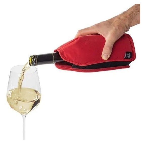 Рубашка для охлаждения вин и шампанского Frizz, красная, Peugeot, изображение 2