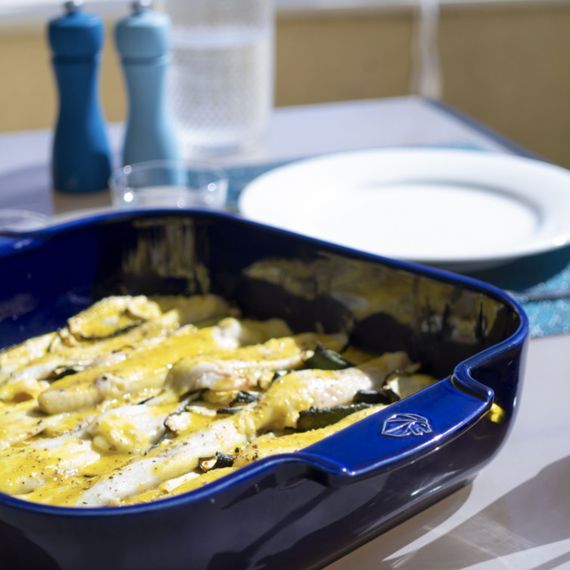 Форма для запекания квадратная BLUE 1,1 л, 21 см, синий, Peugeot, изображение 3