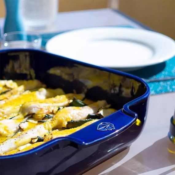 Форма для запекания прямоугольная BLUE 1,4 л, 25 х 15,5 см, синий, Peugeot, изображение 4