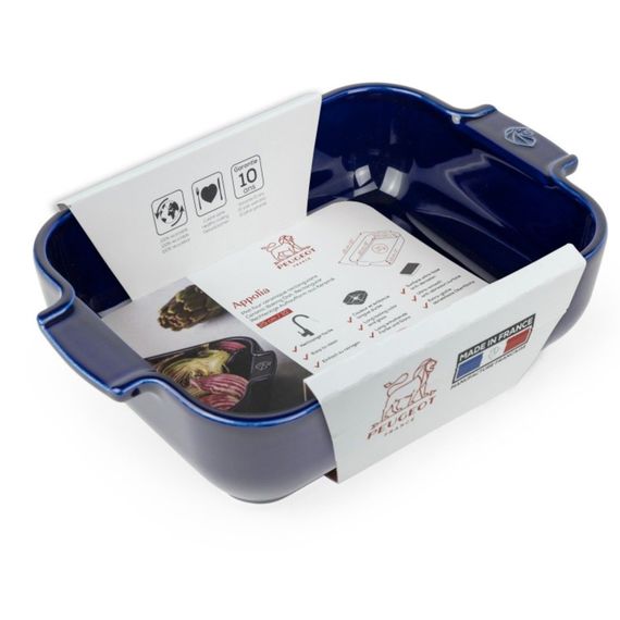 Форма для запекания прямоугольная BLUE 1,4 л, 25 х 15,5 см, синий, Peugeot, изображение 2