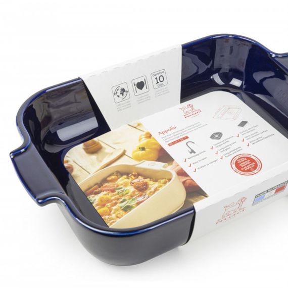 Форма для запекания прямоугольная BLUE 3,8 л, 36 х 22 см, синий, Peugeot, изображение 2