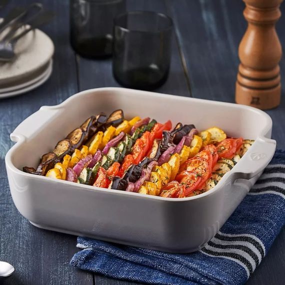 Форма для запекания квадратная ECRU 2,7 л, 28 см, слоновая кость, Peugeot, изображение 3