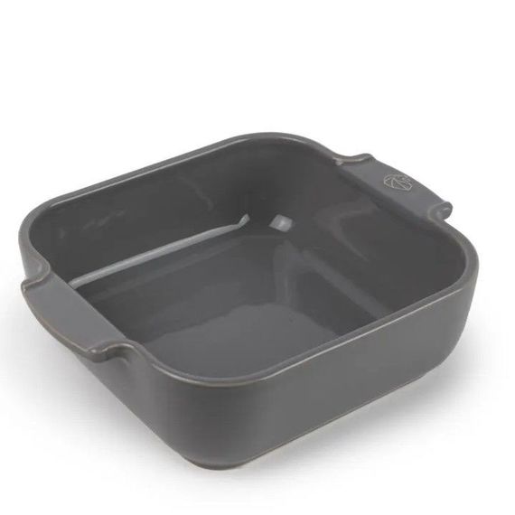 Форма для запекания квадратная, 21 см, серый, Peugeot