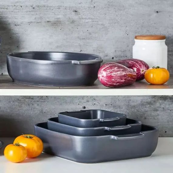 Форма для запекания квадратная, 28 см, серый, Peugeot, изображение 3