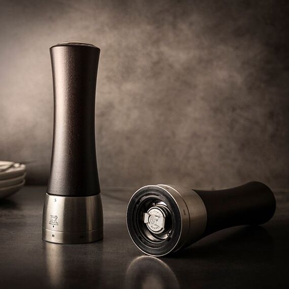 Мельница для соли 21 см, бук, темное дерево, MADRAS PEUGEOT, Франция, изображение 2