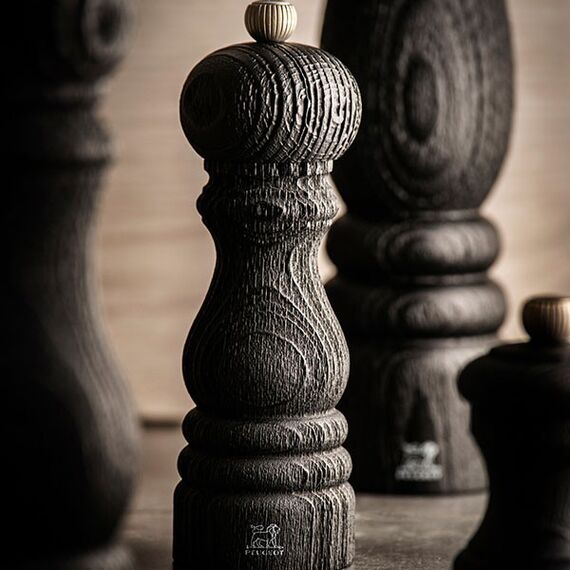 Мельница для соли 18 см, бук, цвет черный, PARIS NATURE PEUGEOT, Франция, изображение 4