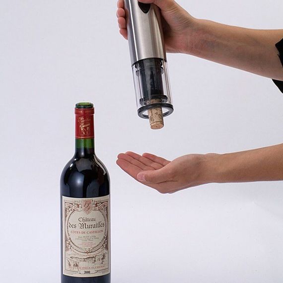 Штопор электрический 20 см, матовая сталь/акрил, серия Elis, 200169, PEUGEOT, Франция, изображение 3