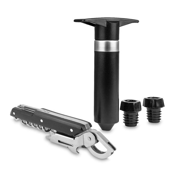 Набор из 4-х предметов: штопор, вакуумный насос и 2 пробки CLAVELIN & EPIVAC PEUGEOT, Франция, изображение 2