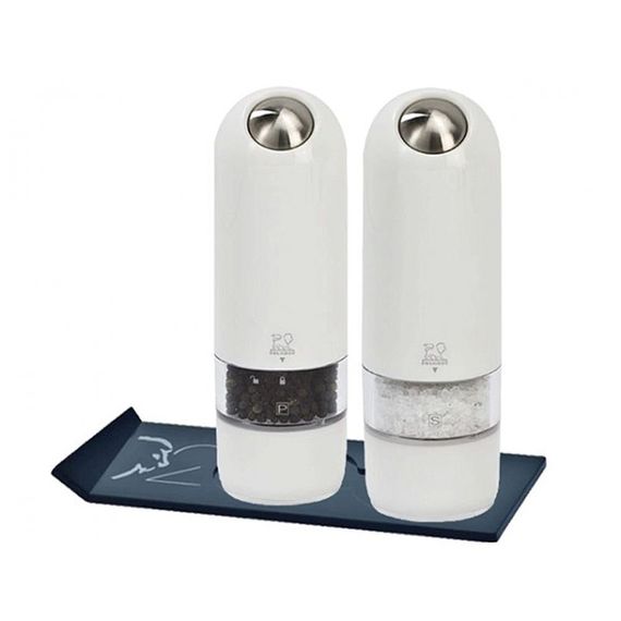 Набор электрических мельниц для соли и перца 17см, серый, ALASKA PEUGEOT, Франция, изображение 6