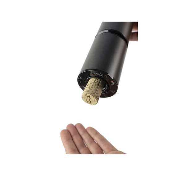 Штопор электрический темно-серый; нерж. сталь + обрезатель фольги в подарочной упаковке, ELIS TOUCH, Peugeot, изображение 3