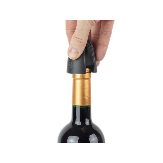 Штопор электрический темно-серый; нерж. сталь + обрезатель фольги в подарочной упаковке, ELIS TOUCH, Peugeot, изображение 5