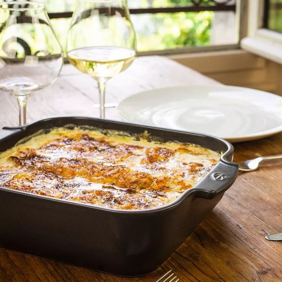 Форма для запекания квадратная 18см h=4,5см V=0,66л (внутр. размер 13см), SATIN BLACK, Peugeot, изображение 3