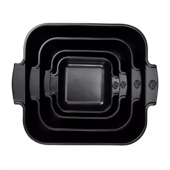 Форма для запекания квадратная 21см h=5,4см V=1,1л (внутр. размер 16,3см), SATIN BLACK, Peugeot, изображение 4