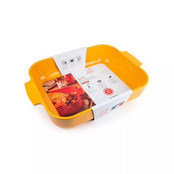 Форма для запекания прямоугольная керамика, SAFFRON YELLOW, Peugeot, изображение 2
