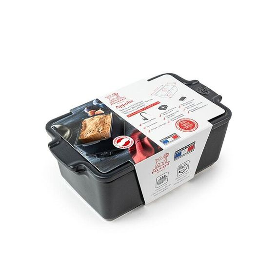 Форма для запекания с крышкой и прессом 20х11см h=7,5см V=650мл, SLATE, Peugeot, изображение 2