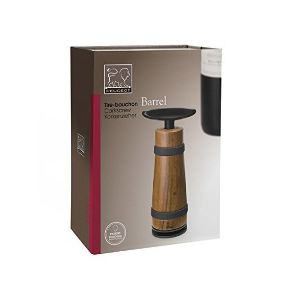 Штопор механический в подарочной упаковке, ореховое дерево, BARREL PEUGEOT, Франция, изображение 2