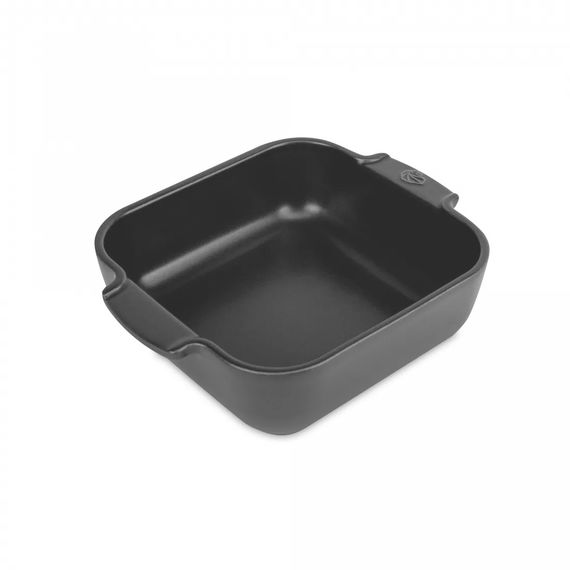 Форма для запекания квадратная 21см h=5,4см V=1,1л (внутр. размер 16,3см), SATIN BLACK, Peugeot