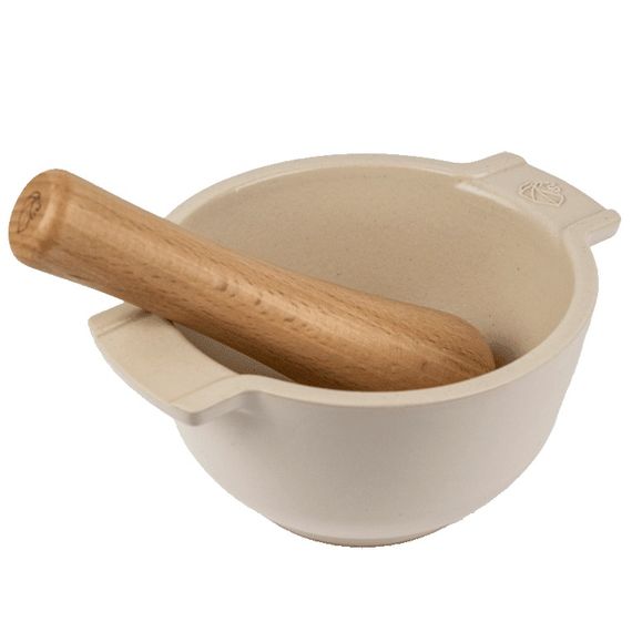 Ступка 550 мл 16,8 см h=7,6 с пестиком (внутр. размер 13,5 см), ECRU, Peugeot