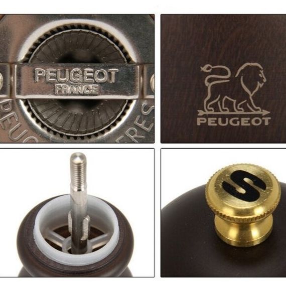 Мельница для соли 12 см, дерево, тёмно-коричневый, PARIS PEUGEOT, Франция, изображение 3