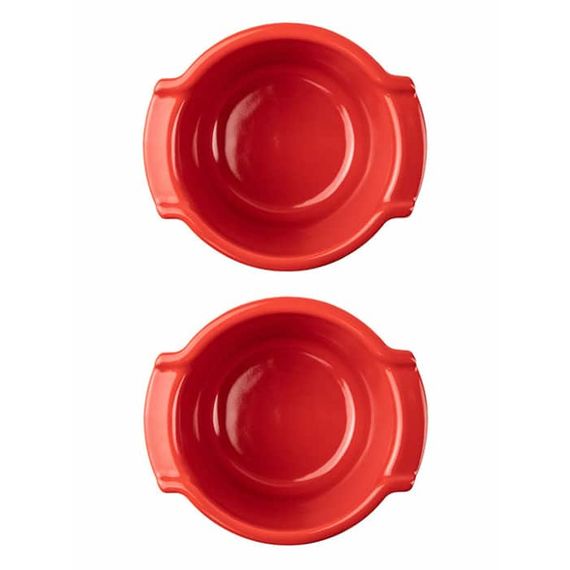 Набор из 2 форм 200 мл H=5,6см, D=11см, красный, RAMEKINS DUO, Peugeot, изображение 3